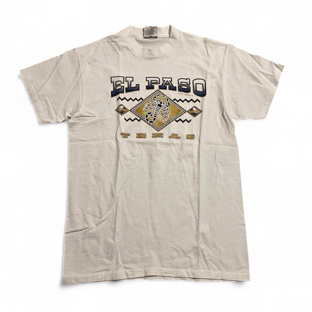 Vintage El Paso Texas Graphic T-Shirt Single Stitch ONEITA Tag Men's Size Large